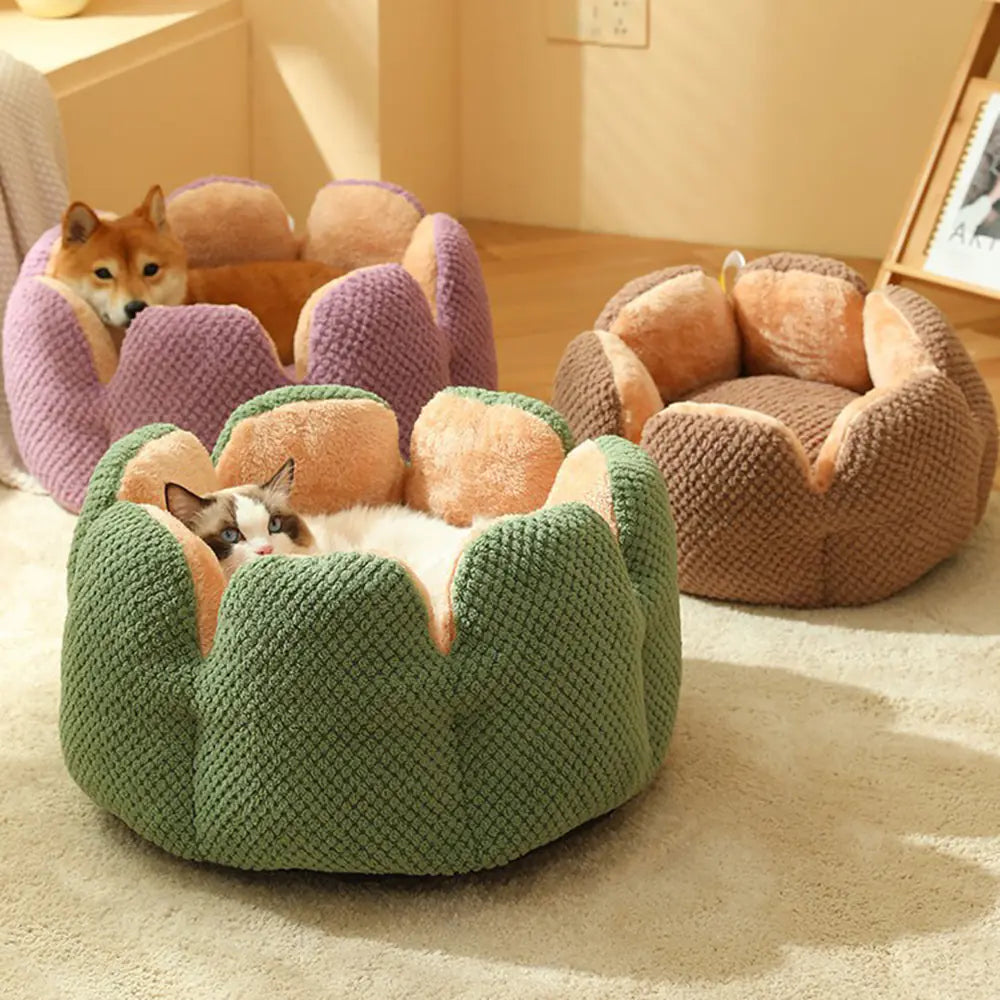 Blossom Nest Soft Pet Bed