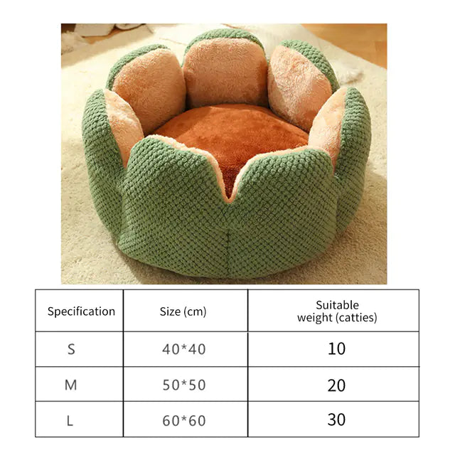 Blossom Nest Soft Pet Bed