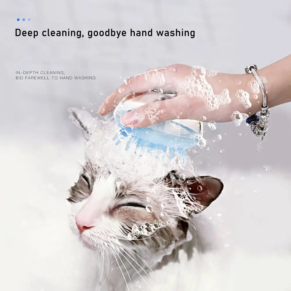 Jellyfish Bath Brush for Cats and Massager