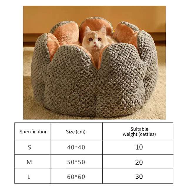Blossom Nest Soft Pet Bed