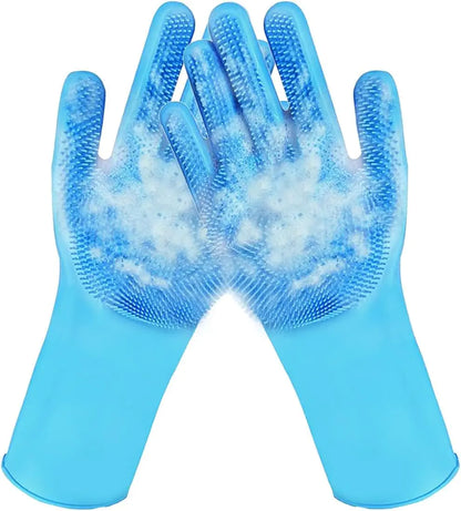 Sene Silicone Grooming Gloves for Cats