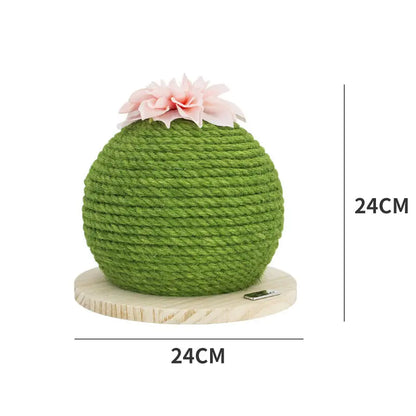 Cactus Cat Tower with Scratching Post and Multi-Functions