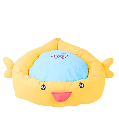 Cartoon Cat Bed - Washable and Colorful