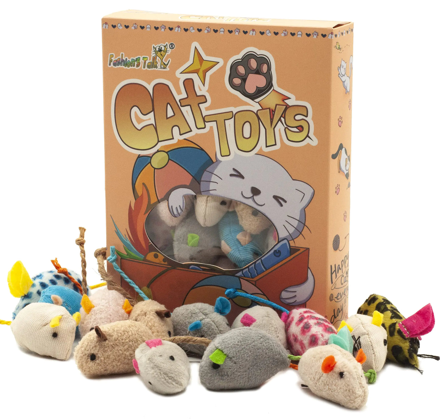 Feline Fun 32-Pack Catnip Mice