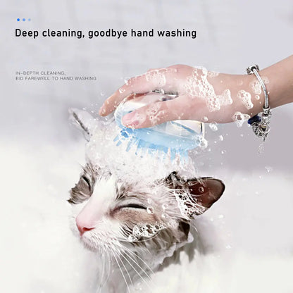 Jellyfish Bath Brush for Cats and Massager