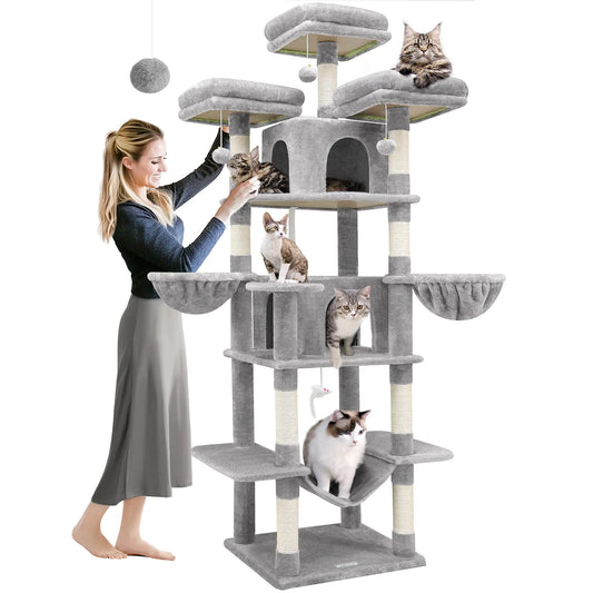 Majesty F80 Multi-Level Cat Condo with Scratching Posts