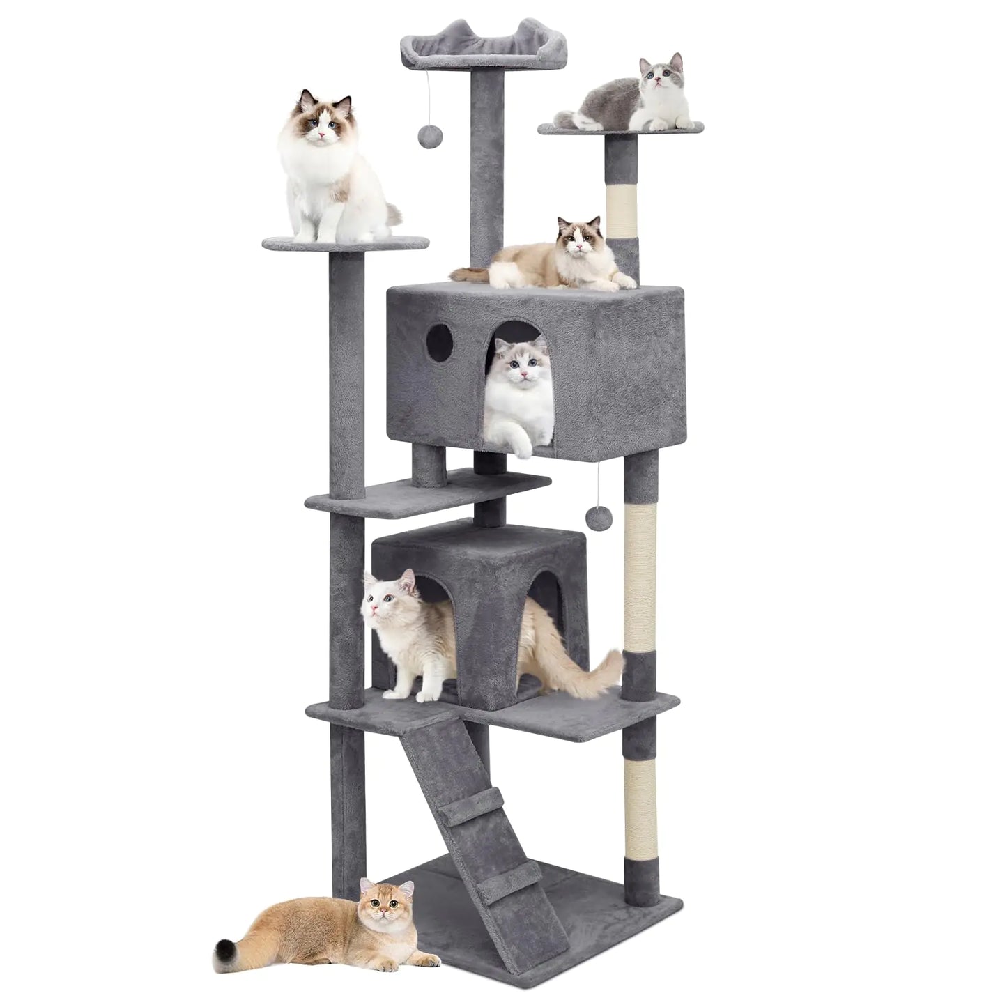 Pinnacle Purr Cat Tower 77"