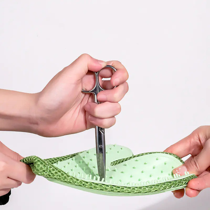 Silicone Massage Gloves and Cat Hair Removal Brushes