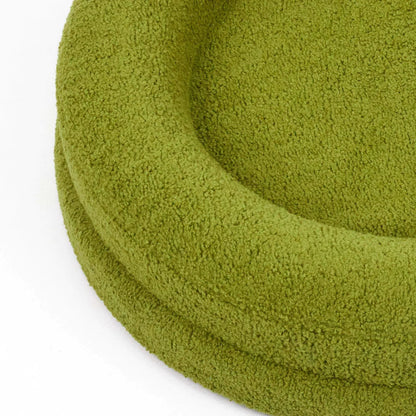 Cozy Plush Circular Cat Bed - Soft Pet Haven